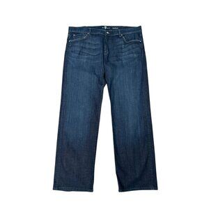 7 For All Mankind Men’s Austyn Relaxed Straight Leg Denim Jeans Size 40 x 31”L